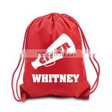 China Professional Manufacturer nylon polyester drawstring bag for sports