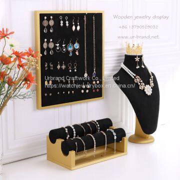 Multi-Function Wooden Jewelry Storage Box Organizer Custom Jewelry Box for Rings & Earrings