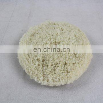 Single double sided washable car surface beauty wool buffing wheels specialist polishing pad