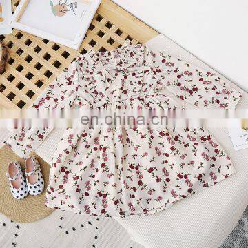 baby summer dress girls' dresses flowers kids dresses wholesale cotton children clothes