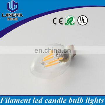 UL 120V Input Bright White 4500k Dimmable Transparent 6 Watt Led Candelabra E12 photo-2