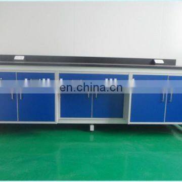 Electristic Lab Wall Bench Steel and Wood Laboratory Chemical Wall Bench C Frame photo-2