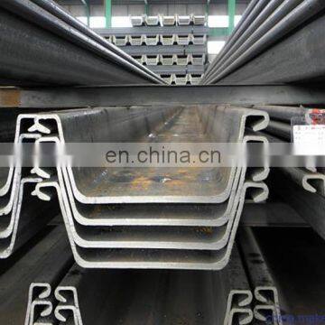 SY295 Hot Rolled Steel Sheet Pile 400x100 Used for Retaining Walls