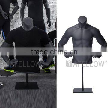Sports Mannequin Adjustable bracket Upper Body Men Dummy Half Body Model NI-6