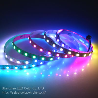 SK6812 Color Options LED Strip Light 60led/m  Black PCB LED Strip LC8812B