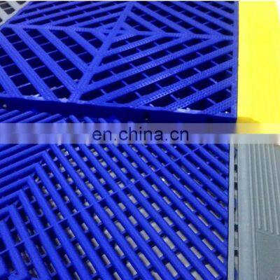 Plastic Interlocking Garage Modular Floor Tiles for Car Wash Shop