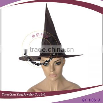 black velvet witch hat chicken party hat with balls                        
                                                Quality Choice