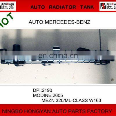 Auto Plastic Radiator Tank for car MERCEDES BENZ,radiator (MODINE:2605 MEZN,ML-CLASS)