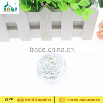 Rose shaped plastic box