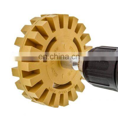 rubber pinstripe vinyl  removal wheel Rubber Eraser Wheel rubber wheel for removing adhesive