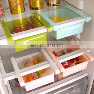 Slide Fridge Storage Rake Freezer Food Boxes Pantry Organizer Bins Container Space-saving Box