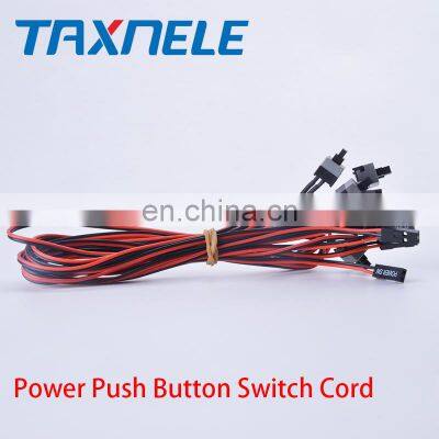 58cm Cable Adap Motherboard Power Push Button Switch Cable Adapter Cord ON/OFF Connector for Desktop PC SwiComputer Reset Switch photo-2