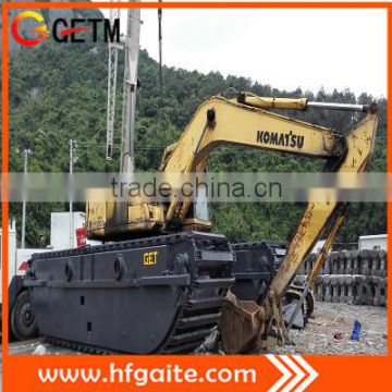 Heavy load machinery amphibious excavator