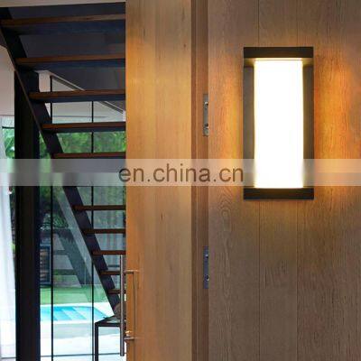 Modern Waterproof Wall Lamp Metal Shade Loft LED Wall Lights