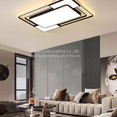 Modern Bedroom Ceiling Lamp Room Master Bedroom Guest Room Lamp Nordic Creative Square LED Geometric Design Ceiling Lamp photo-2