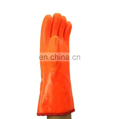 Dipped rubber mouth PVC cold storage labor protection industrial cheap safety work gloves