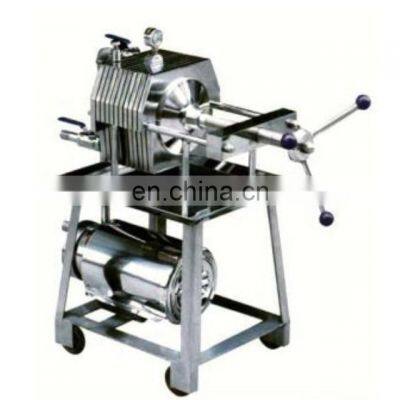 Portable Stainless Steel Filter Press Machine for Palm Oil / Portable Plate Frame Oil Purifier photo-4