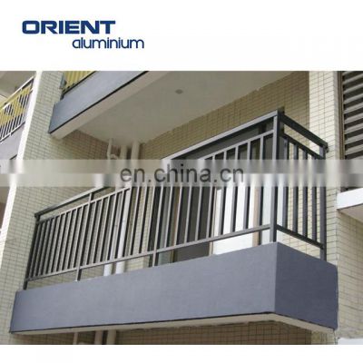 Whole sale fashional modern design Aluminum Hand Rail Aluminum Hand Railings tube balustrade railing aluminum stair handrail