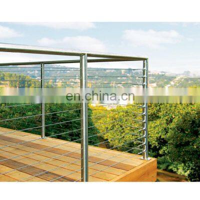 Factory price cable railings balcony stainless steel railings