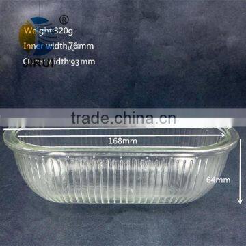 Oval glass Lampshade