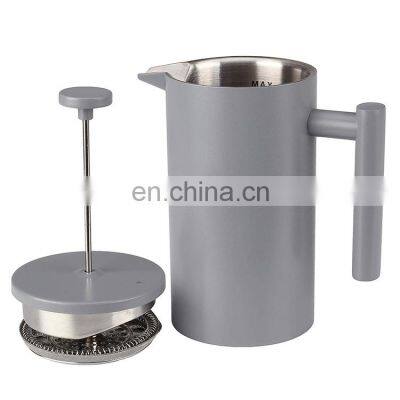 Double Wall Insulated Vacuum Stainless Steel French Press Coffee Maker photo-2