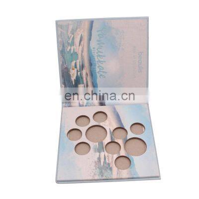 Private Label 10 Color Empty Eyeshadow Combo Palette Eco-Friendly Top Quality Makeup Packaging