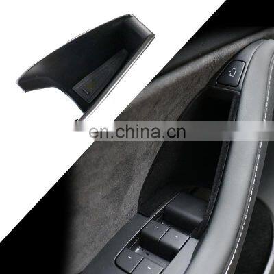 Brand New Good Quality Car Interior Accessories Flocking Car Door Storage Box Pocket Covers For Tesla Model Y 2021