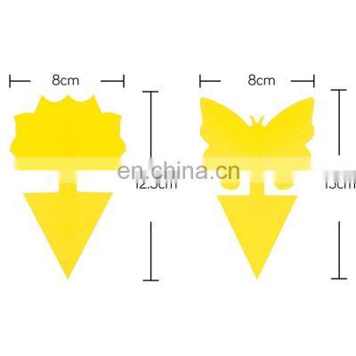 Welcome to Inquiry Price Wholesale Price Direct Yellow Butterfly Shape Sticky Glue Insect Fly Killer Traps for Indoor Plant Pest