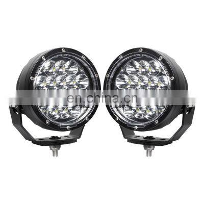 LED6491 LED WORK LIGHT headlight Aluminum Alloy Driving lights spotlights auxiliary lights 5inch spot beam 64w LANTSUN