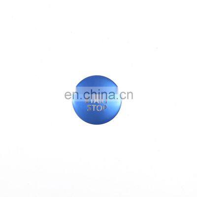 Car accessories modified parts suitable for 12-20 Toyota 86/Subaru BRZ one-key start button stickers 1 piece blue