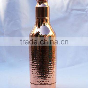 copper water bottles / solid copper water bottles / 1 liters solid copper bottle