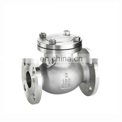 COVNA DN50 2 inch ANSI Class 150 Metal Seat Flange End CF8M Stainless Steel Non-Return Swing Check Valve