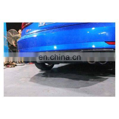 Carbon Fiber Rear Diffuser for Audi A3 Sedan S3 Style True Wet Carbon Fiber Rear Bumper Diffuser 2017-2019 photo-4