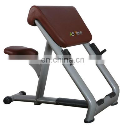 Commercial gym equipment arm curl bench camber curl ASJ-A036  preacher curl Bench