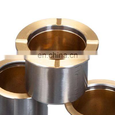 Agriculture Machinery Parts Metal Sleeve Bearing Flanged Bimetal Bushing