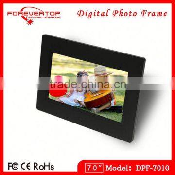 2016 China factory price 7 inch Lcd Video Digital Picture Frame