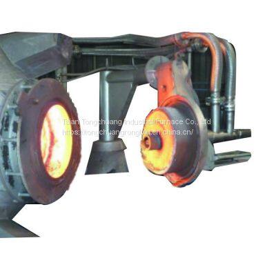 Pure Oxygen Natural Gas Rotary Furnace, Cast Iron Melting and Smelting Low Cost, 1T Pure Oxygen Natural Gas Rotary Furnace photo-2