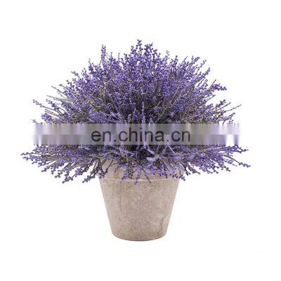 Amazon Hot Sold Artificial Plant Flower Pot Decorative Pots Wholesale Outdoor Artificial Potted Bonsai Plastic Plants