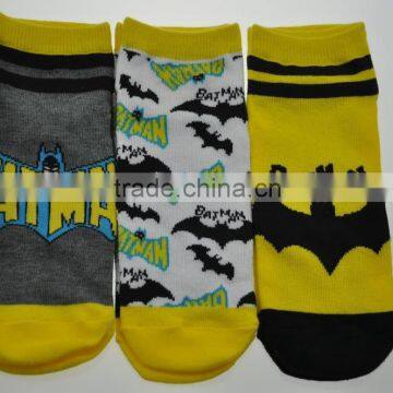 Boys comic ankle socks. 3 - Pack. Superhero Design