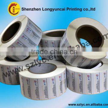 customized self adhesive sticker paper