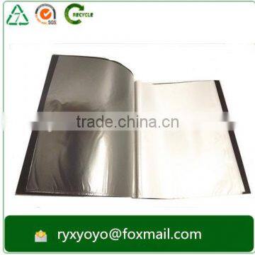 high quality pp clear hard plastic pocket file folder a4 display presentation folder