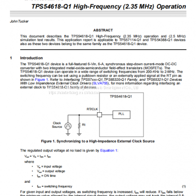 TPS54618QRTERQ1 Switch Regulator TI Original From Stock