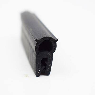 Metal reinforced door protection epdm rubber seal strip