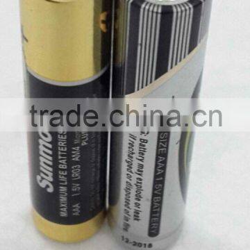 bulk aaa alklaine battery whosale LR03