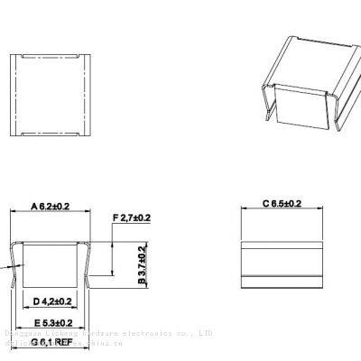 EP5 SMT Transformer Cover, EP5 Transformer Cover+SMD Bobbin. EP5 Transformer Accessories. The Materials Are SUS301 and PM9630. Good Quality, Fast Delivery. photo-2