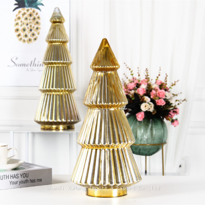 Christmas Ornaments 2024 Novelties Artificial Led Christmas Tree Decor Small Cone Christmas Tree photo-2