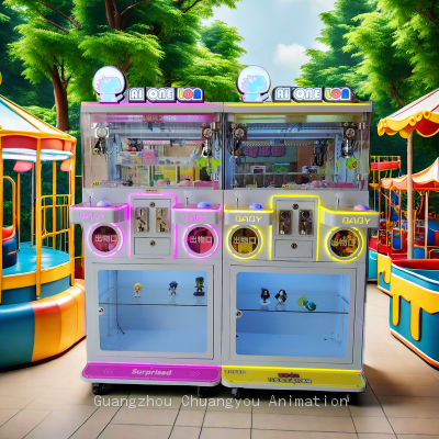 Double Position Boutique Crane Machine With Storage Display Cabinet Crane Machine photo-3