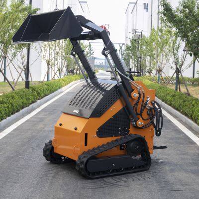 Remote-controlled skid loader