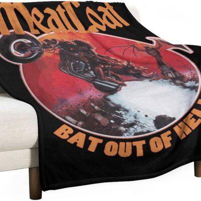 Meat Loaf Band Fleece Blanket Plush Throw Blanket Soft Warm Cozy Warm Lightweight and Decorative