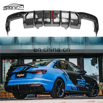 A4 S4 B9.5 Sline  Bctxe Style Carbon Fiber Rear Diffuser Rear Bumper Lip  For Audi A4 B9.5  s4 2021+